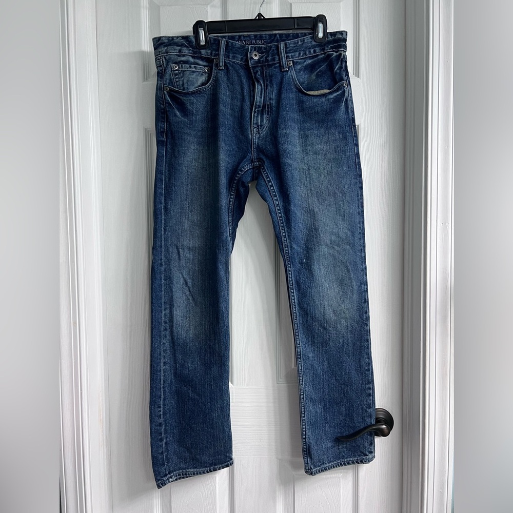 Banana Republic Men's Straight Blue Jeans